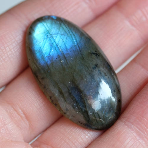 42.8ct Large Labradorite Cabochon - DISCOUNTED.