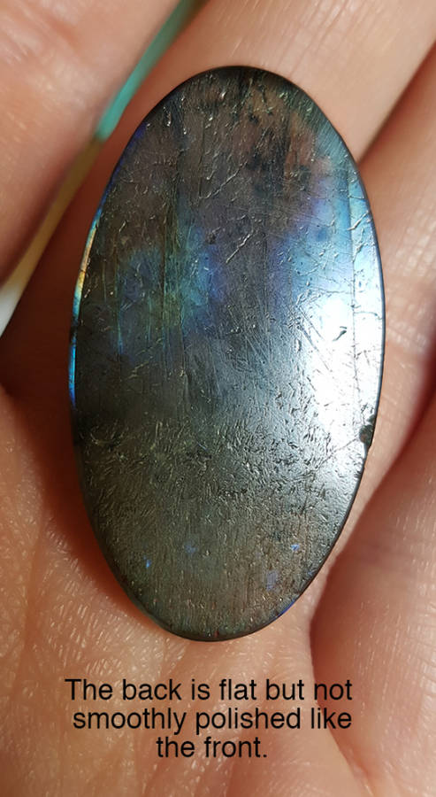 42.8ct Large Labradorite Cabochon - DISCOUNTED.