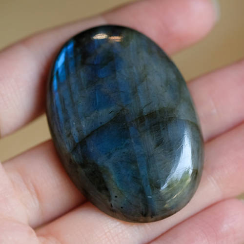 102.5ct Extra Large Blue Labradorite Cabochon 47.4mm