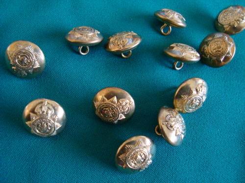 12 x old S A Police jacket buttons