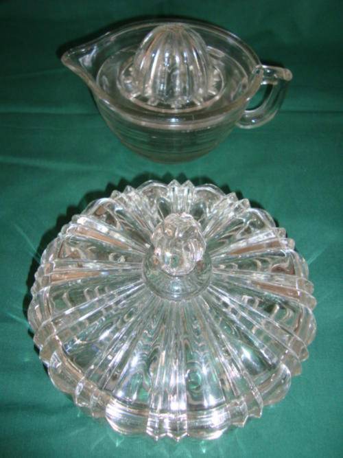 2 X OLD GLASS BOWLS