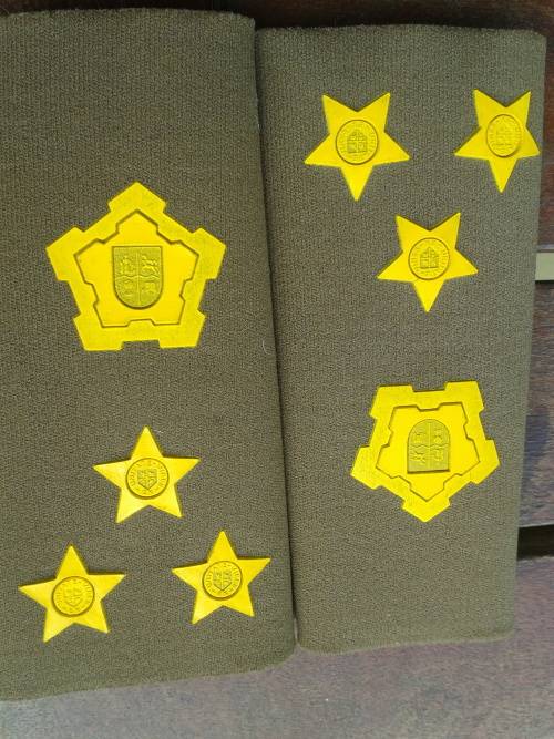 SADF Army Brigadier Rank Badges (Pair)