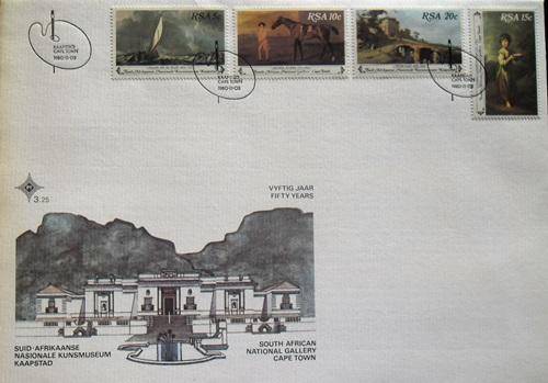 ## FDC from RSA ** National Gallery Cape Town ##