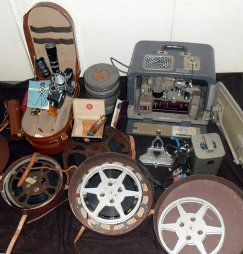 ## Bolex Pailard H16 Reflex Camera with G.B. Bell & Howell Projector - See description ##