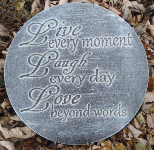 R60 Outdoor/Iindoor  Wall/Patio/Braai-room/Garden Decor Plaque- Live... Wall Hanging