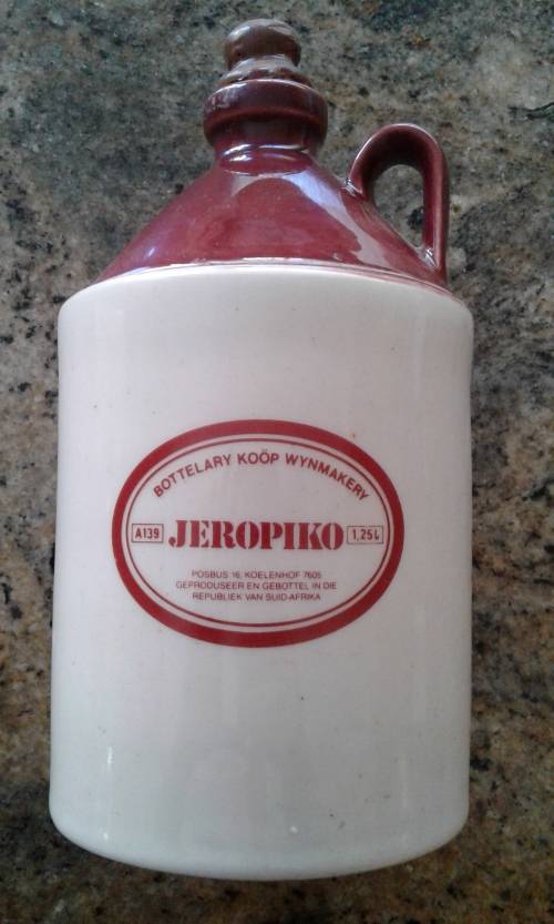 Wine Jug 1.25L ( Bottelary Koop Wynmakery) JEROPIKO