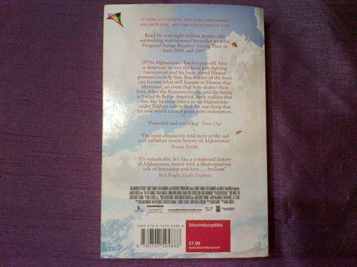 The Kite Runner Marvellous Joanna Trollope Khaled Hosseini pages 324