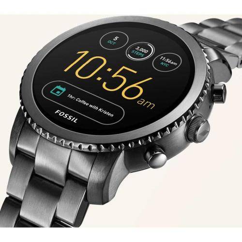 * NEW & LATEST * FOSSIL Q GEN 3 SMARTWATCH EXPLORIST * BLACK FULL METAL * BOXED