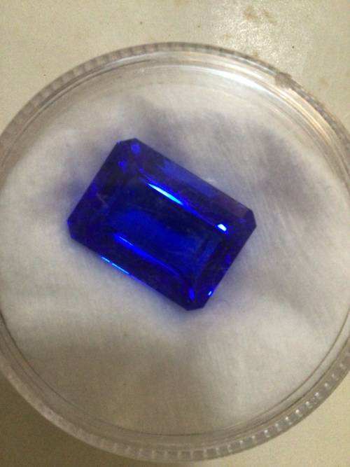 SPECIAL HUGE, 24.50ct. TANZANITE BLUE QUARTZ.