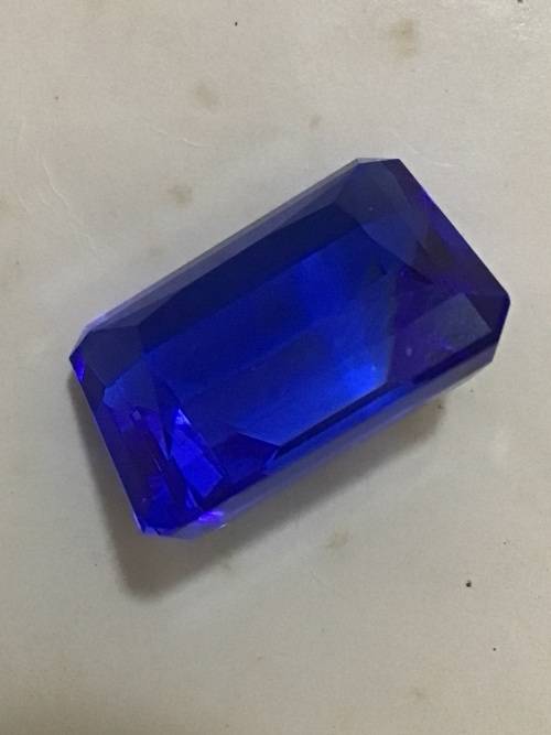 SPECIAL HUGE, 24.50ct. TANZANITE BLUE QUARTZ.