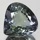 0.97ct Genuine Arusha Tanzanite Heart Pear. Natural Violet Blue.