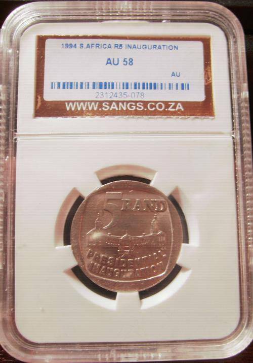 # COLLECTORS # 1994 Presidential Inauguration  R5 NGC Graded AU58