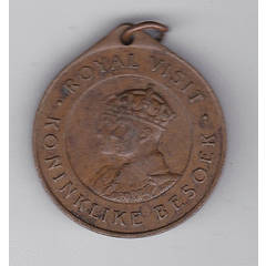 1947 SAU Bronze Medalion Celebrating the Royal Visit.