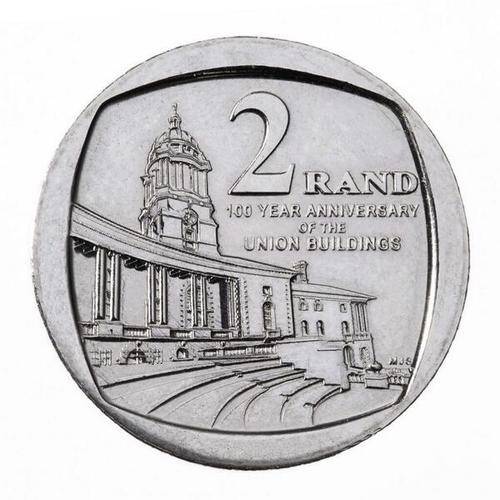 RSA 2013 100th Anniversary of the Union Buildings Nickle R2 Coins. UNC.