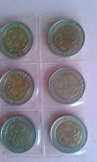 2011  SARB 100th Anniversary R5 Coins UNCIRCULATED.