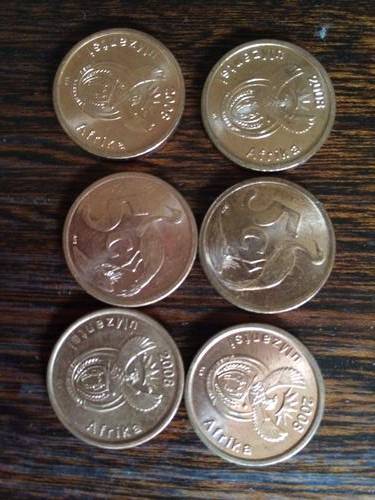 2008 UNCIRCULATED  Copper SAR 5c Coins. ONE BID ALL 6.