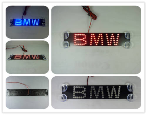 BMW third brake light led car light suction cup one-line (WHITE)