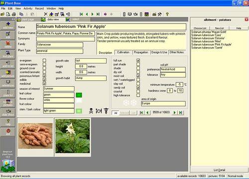 Plant Base - A Garden Plant Encyclopaedia on your PC