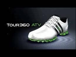 ***Adidas Tour360 ATV Golf Shoes, Green Trim - FREE SHIPPING!***