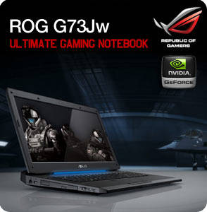 ROG Asus G73JW Gaming Laptop