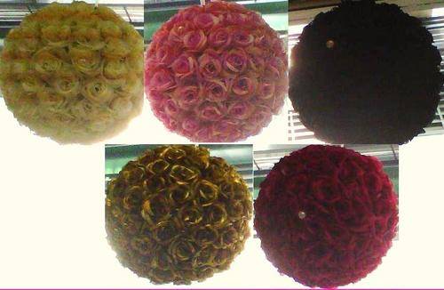 Wedding Decorations - Hanging rose balls - large
