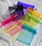 Square Organza Bag - 10 x 14cm ( Minimum 10 - 50 Bags)