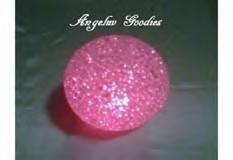 LED Colour changing crystal ball - large