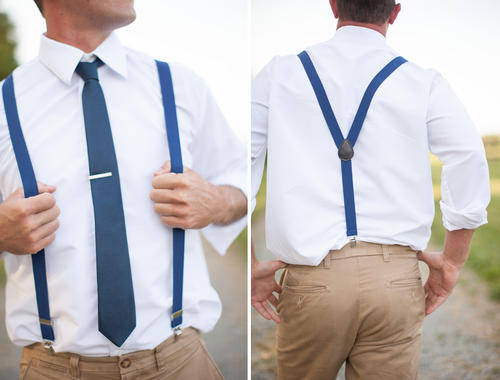 Mens/childrens  suspenders / braces - BEIGE