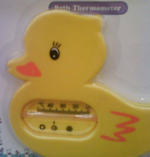 Bath thermometer - yellow ducky