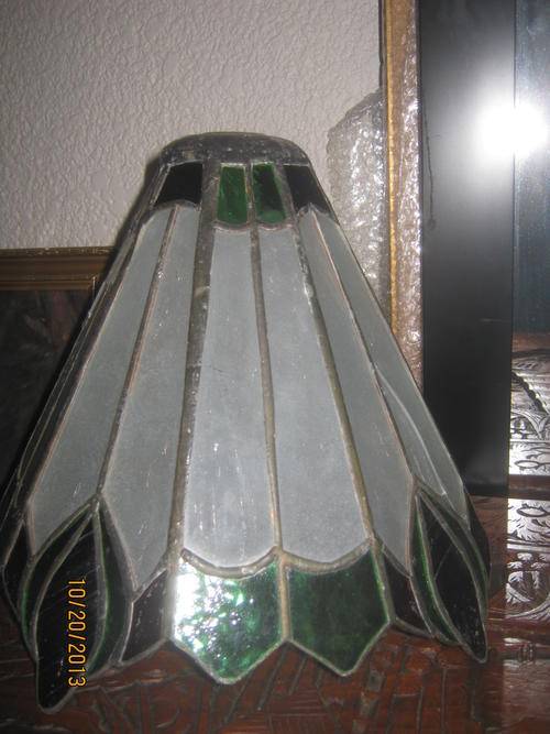a stained glass shade