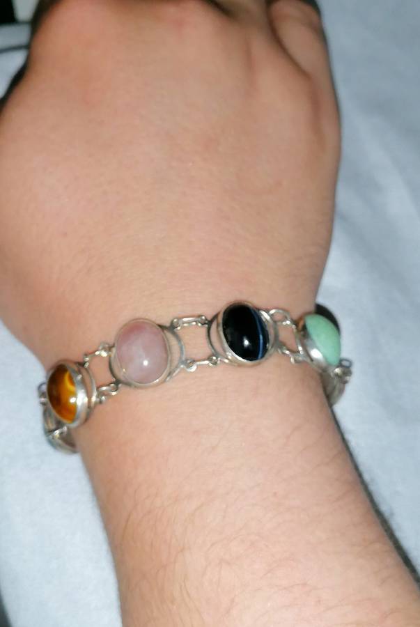 A lovely mid century oblo bracelet