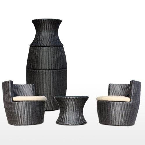 Stackable Wicker furniture set