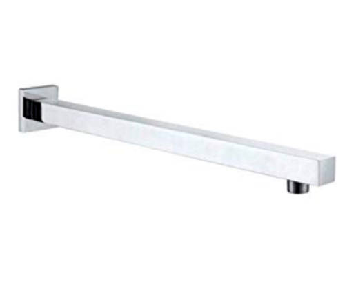 Square stainless steel shower arm - 45CM