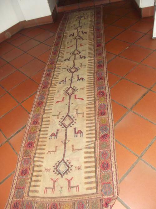 LOVELY!!! Antique Sumac Runner