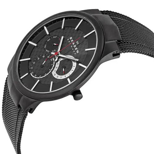Skagen Titanium and Carbon Fibre Day-Date