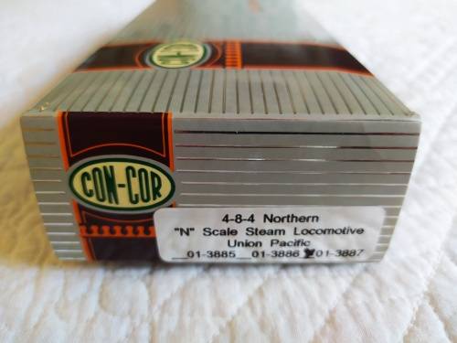 Con-Cor Union Pacific UP 835 4-8-4 Northern Steam Locomotive - N Scale
