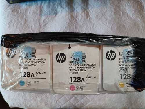 HP 128A Original Toner Cartridge Colour 3-Pack 128A New Sealed **R4000 Retail**