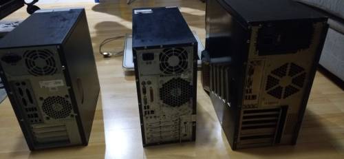 Late entry!!! 3x Desktop PC boxes and Apple Studio Monitor bundle! (read description!)