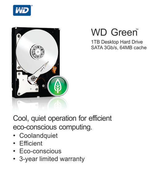 Western Digital 1TB 3.5" Hard Drive