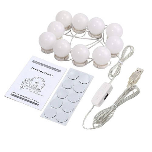 Vanity Mirror Lights - 10-Piece LED