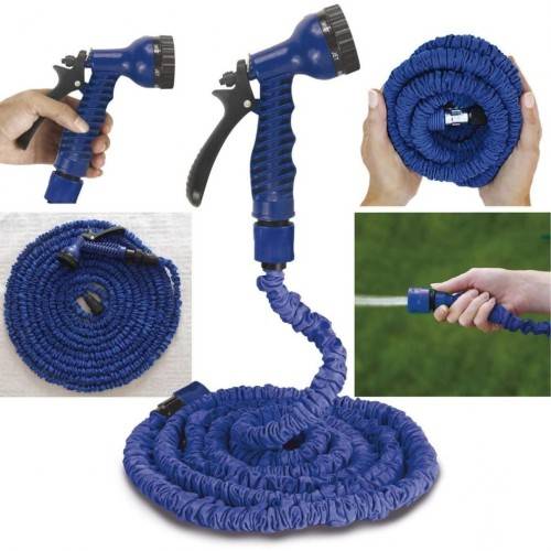 Magic Expanding Garden Water Hose With Spray Gun- 15m