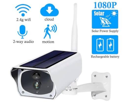 Solar WiFi Bullet Camera - Battery Powered IP Camera FO-C214