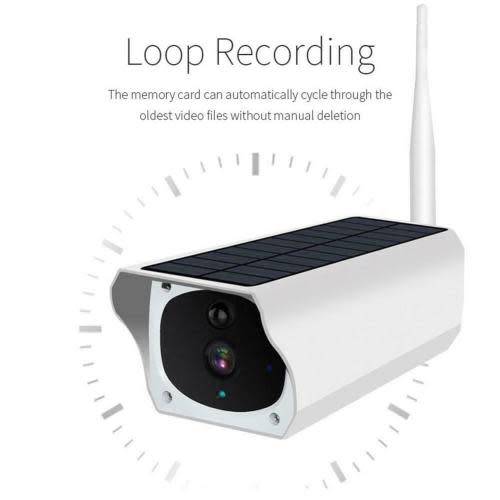 Solar WiFi Bullet Camera - Battery Powered IP Camera FO-C214