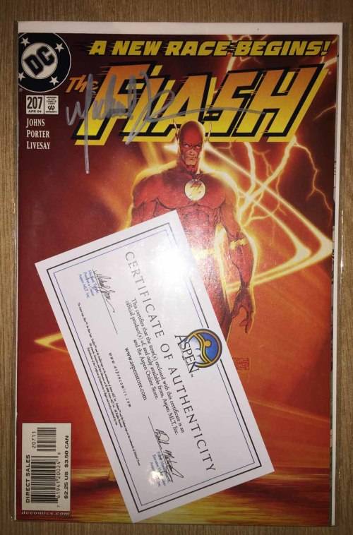 Flash #207 Signed Michael Turner with COA