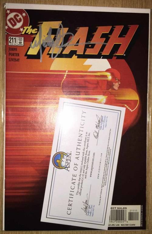 Flash #211 Signed Michael Turner with COA