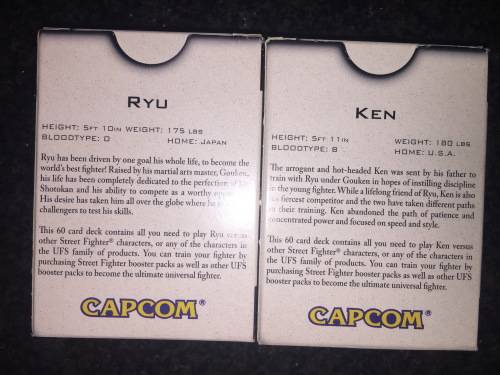 Street Fighter Card Game 2 Decks