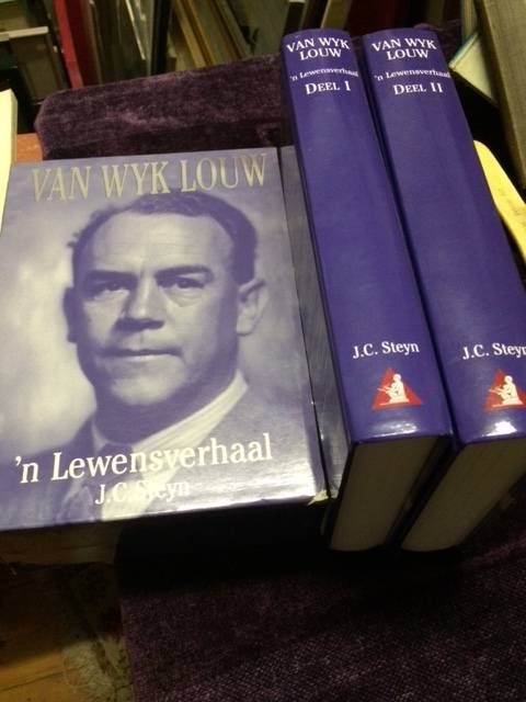 Van Wyk Louw - n Lewensverhaal deur JC Steyn  Two Volume Box Set in good condition