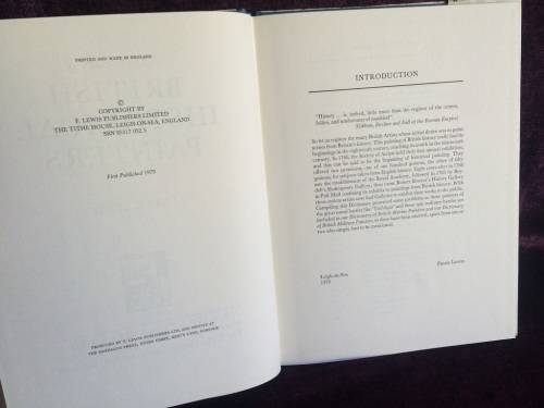 A Dictionary of British Historical Painters by Frank Lewis | Hard Cover w Dust Jacket First Ed1979