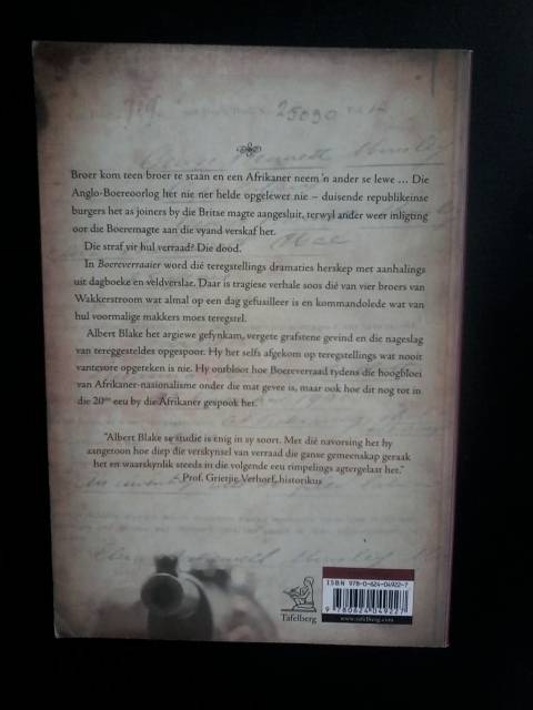 Boereverraaier by Albert Blake