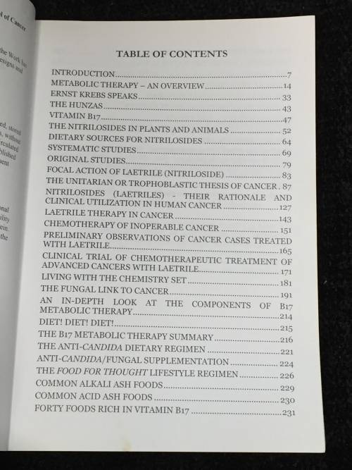 B17 Metabolic Therapy by Phillip Day